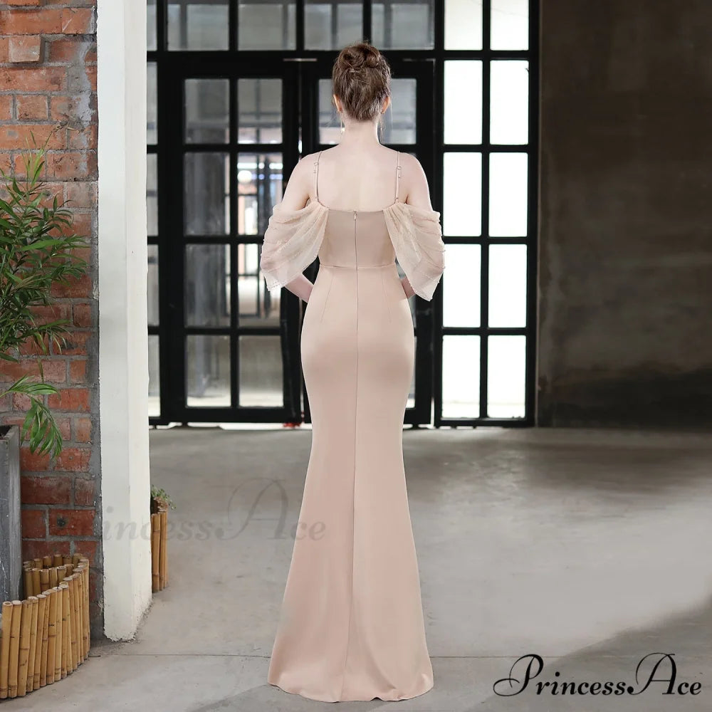 Grace Mesh Stylish Trim Sleeve Dress