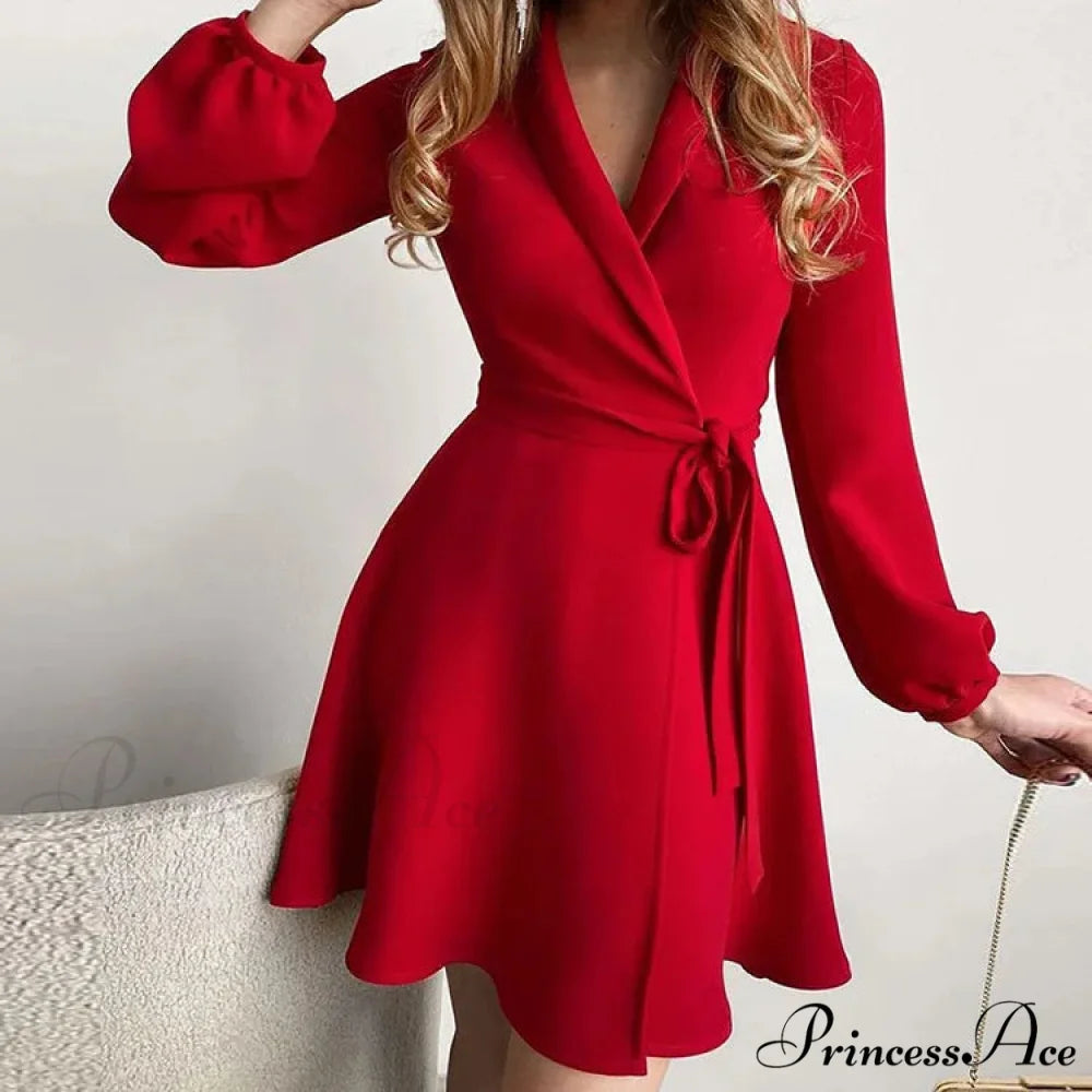 Graceful Thin Flowered Turtleneck Women’s Dress oldfloraldress-250126