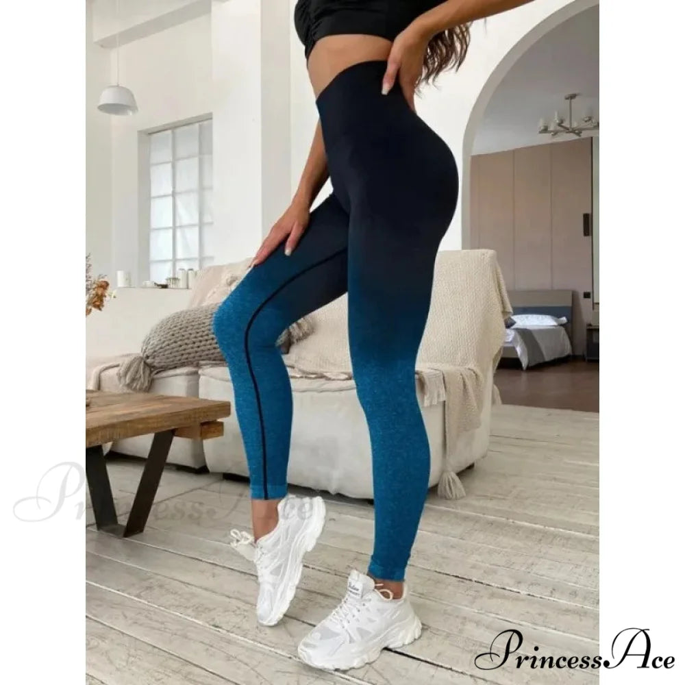 Gradient Seamless Fitness Gym Outdoor Legging