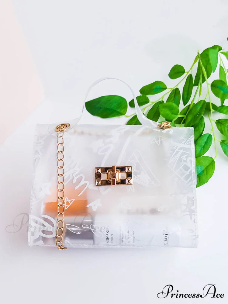 Graffiti Letter Graceful Skull Graphic Hoodie White