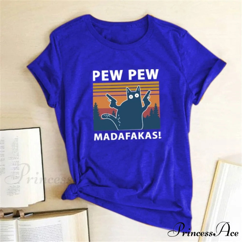 Graphic Tees Funny Shirts dark blue / S