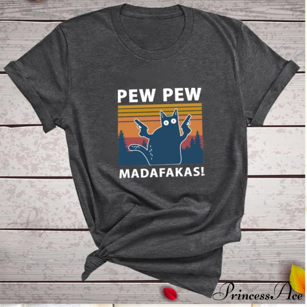 Graphic Tees Funny Shirts Dark Grey / S