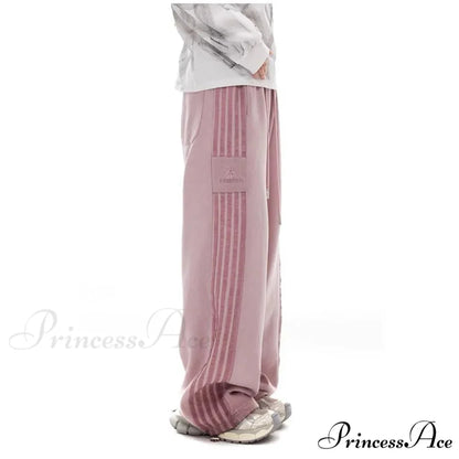 Gray Striped Movement Informal Trousers pants-241228