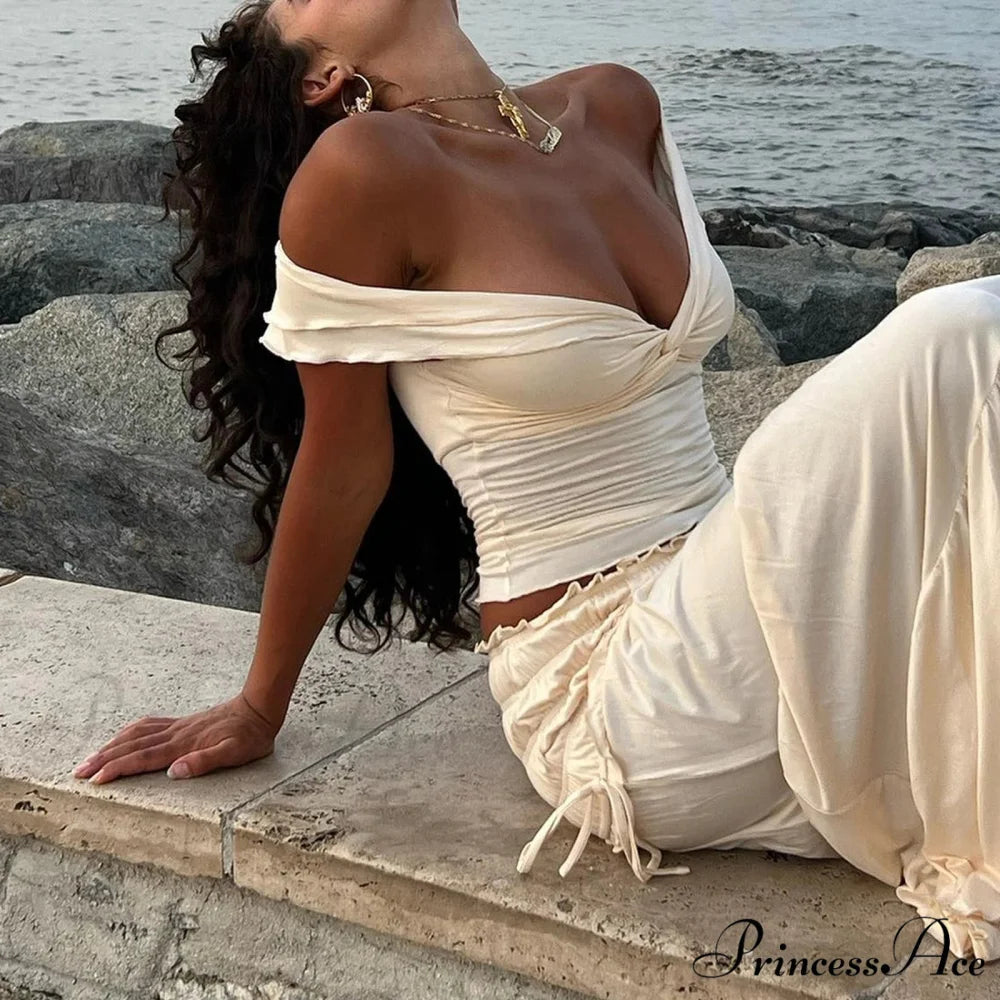 Green Cut Tie Crop Top croptop-250223