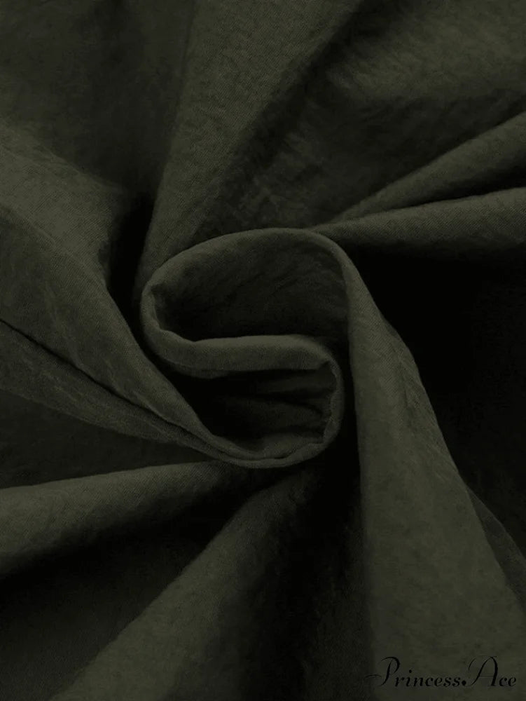 Green Padded Graceful Cropped Tank Top