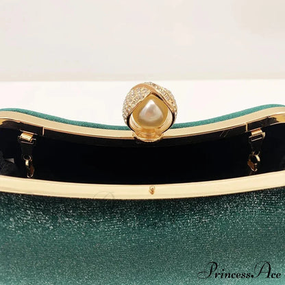 Green Retro Wedding Evening Clutch Purse clutchbag-250126