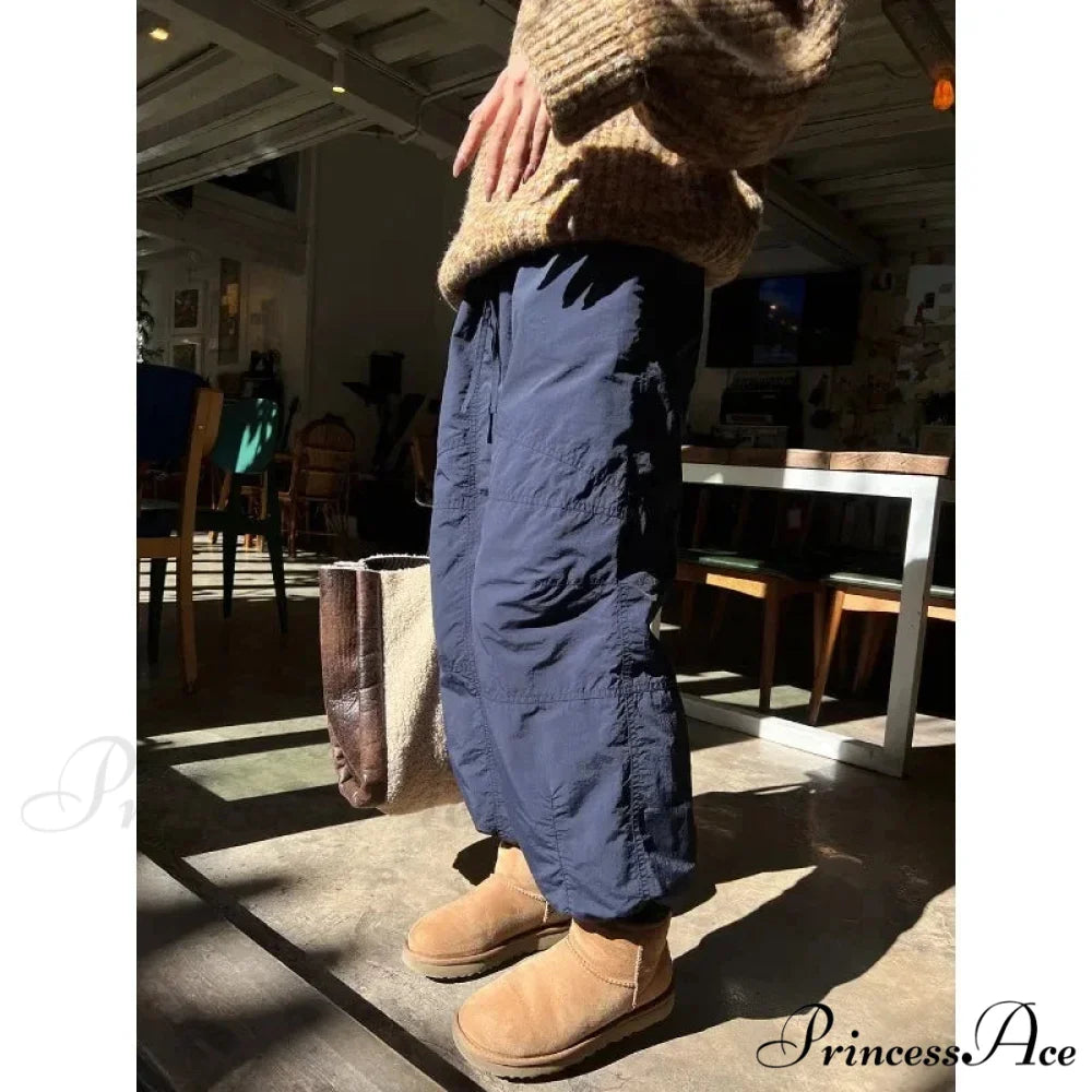 Grey Brushed Winter Korean Stylish Trousers pants-241228