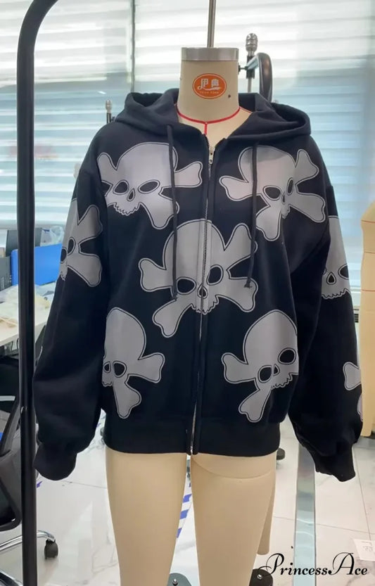 Grunge Goth Hip Hop Chic Stylish Hoodie