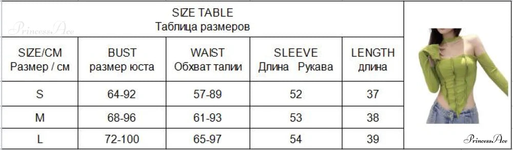 Halter 2 Crop Top T-Shirts Backless Arm Long Y2K Women’s Shoulder Piece Tanks Christmas Tees Off Tops Clothes