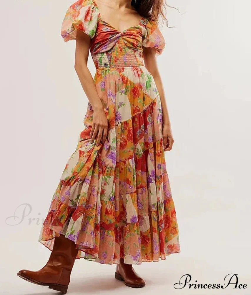 HAMMEL Elegant MAXI DRESS Print / M