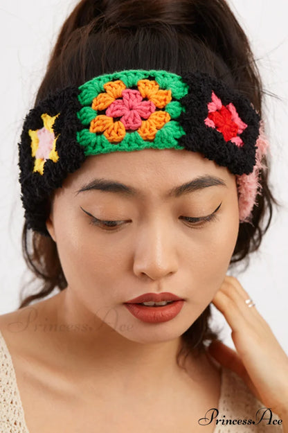 Handmade Ear Warmer Charming Pattern Knit Headband Picture