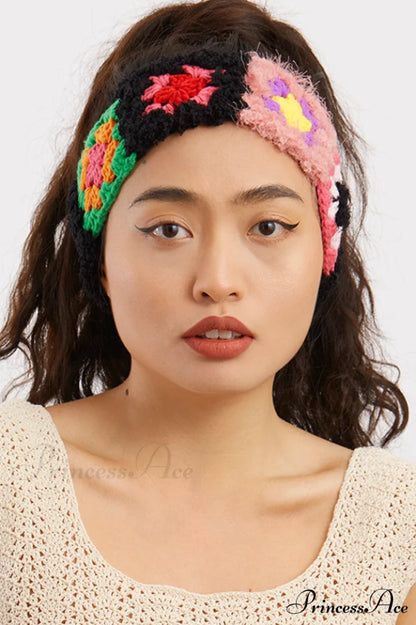 Handmade Ear Warmer Charming Pattern Knit Headband Picture