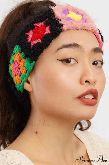 Handmade Ear Warmer Charming Pattern Knit Headband Picture