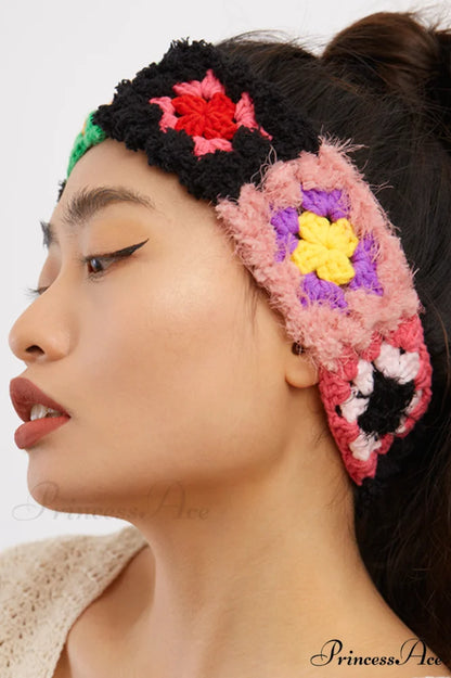 Handmade Ear Warmer Charming Pattern Knit Headband Picture