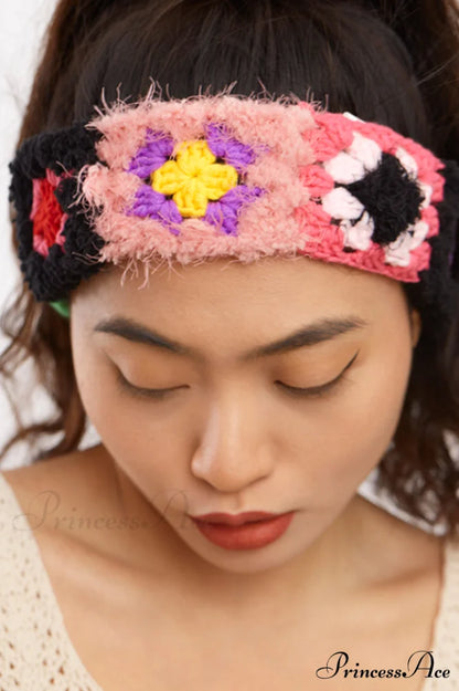 Handmade Ear Warmer Charming Pattern Knit Headband Picture