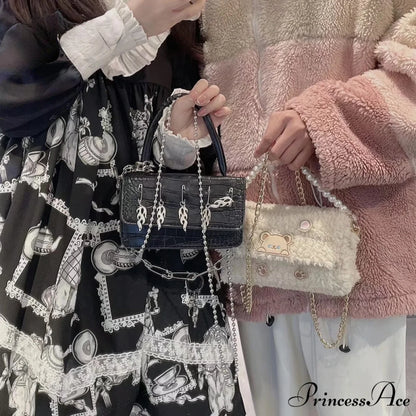 Harajuku Gothic Punk Spice Cross Spider Rabbit Dark Messenger Bag