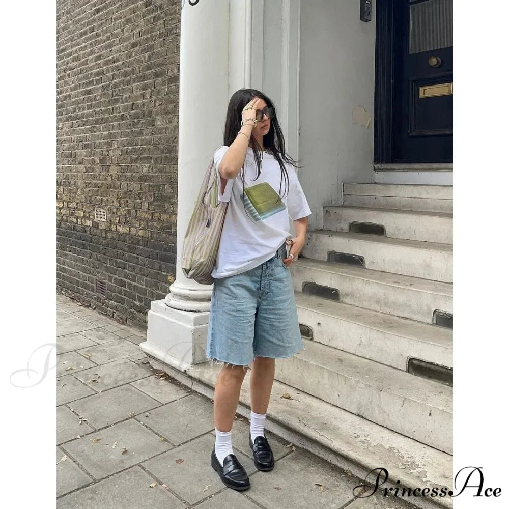 Harajuku Warm Simple Icon T-shirt white10 / S t-shirt-250223