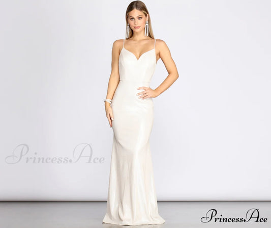 Harley Formal Stylish Knot Glitter Dress