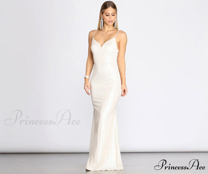 Harley Formal Stylish Knot Glitter Dress