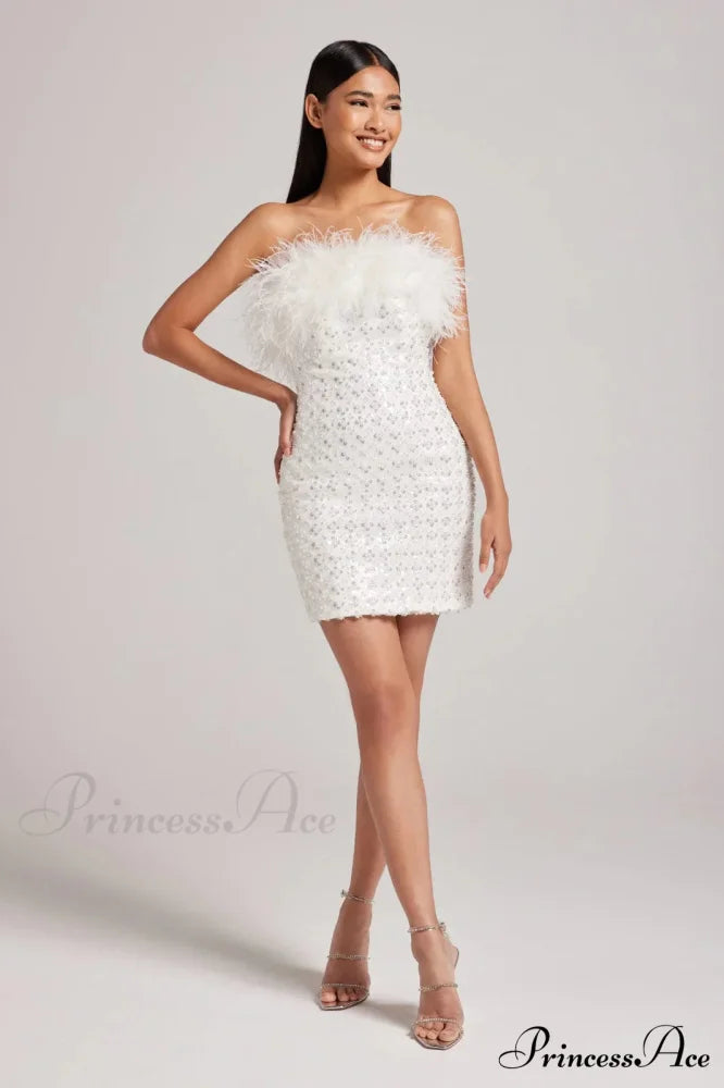 Harlow Elegant White Dress 30 Days / 8 / M / White