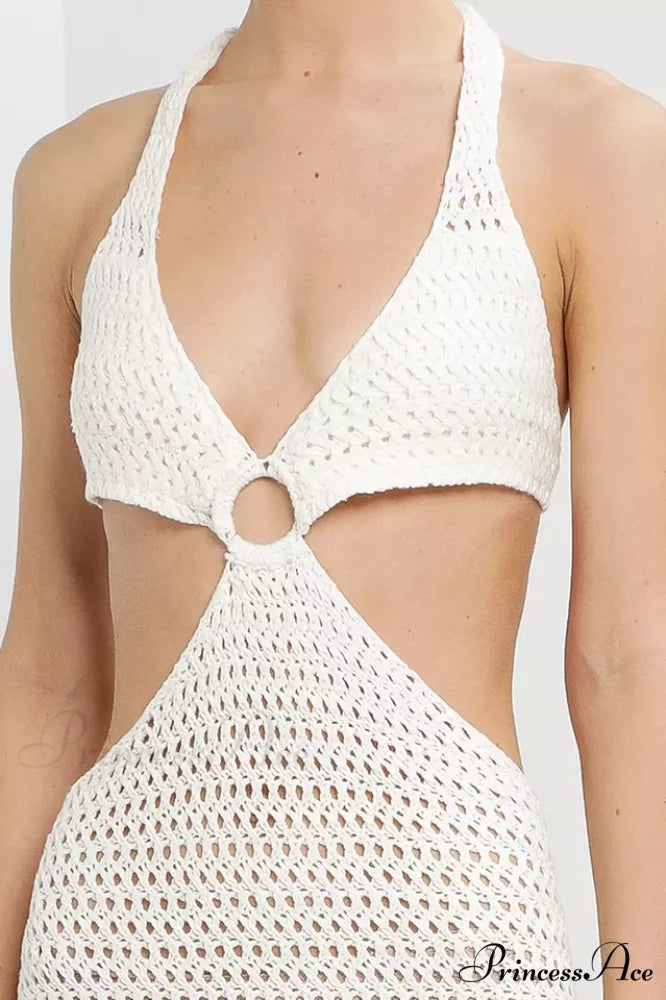 Haven Crochet Maxi Charming Cover Up Dress