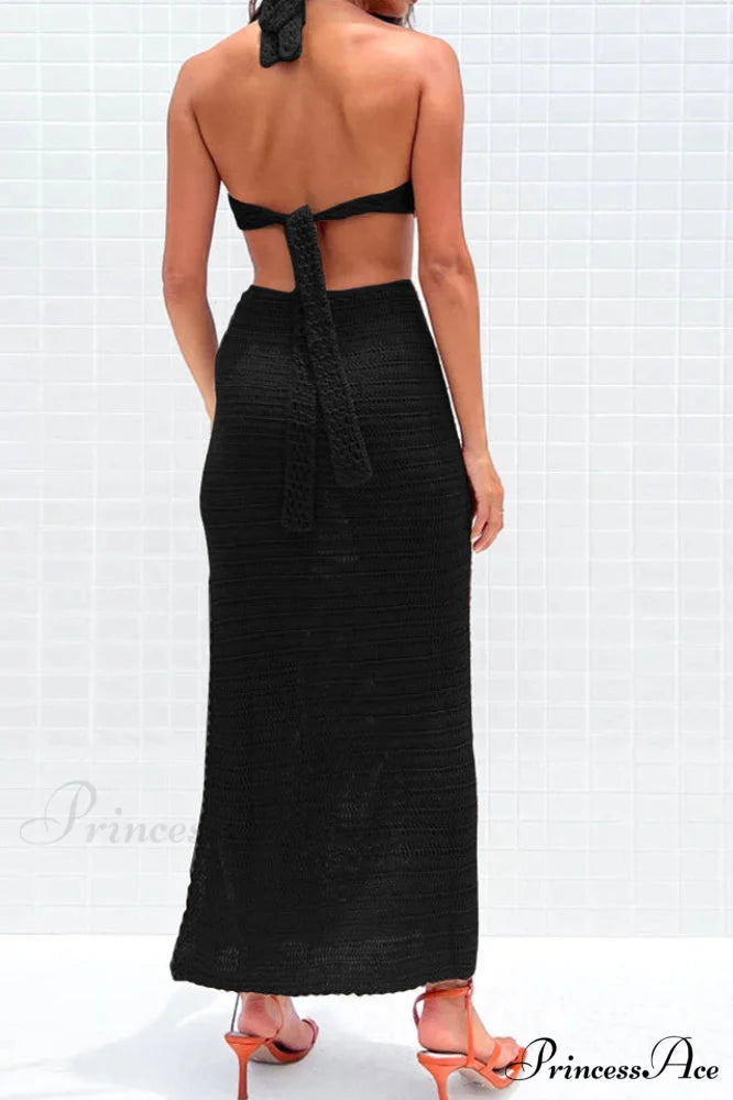 Haven Crochet Maxi Charming Cover Up Dress