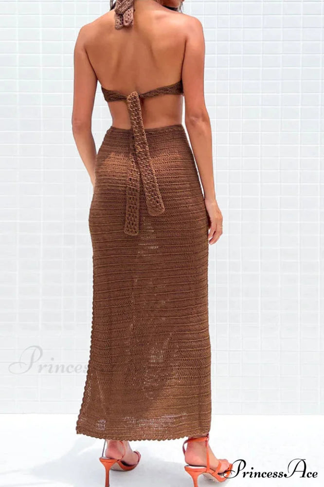 Haven Crochet Maxi Charming Cover Up Dress