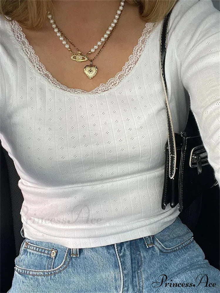 HAVEN Elegant T-SHIRT White / S