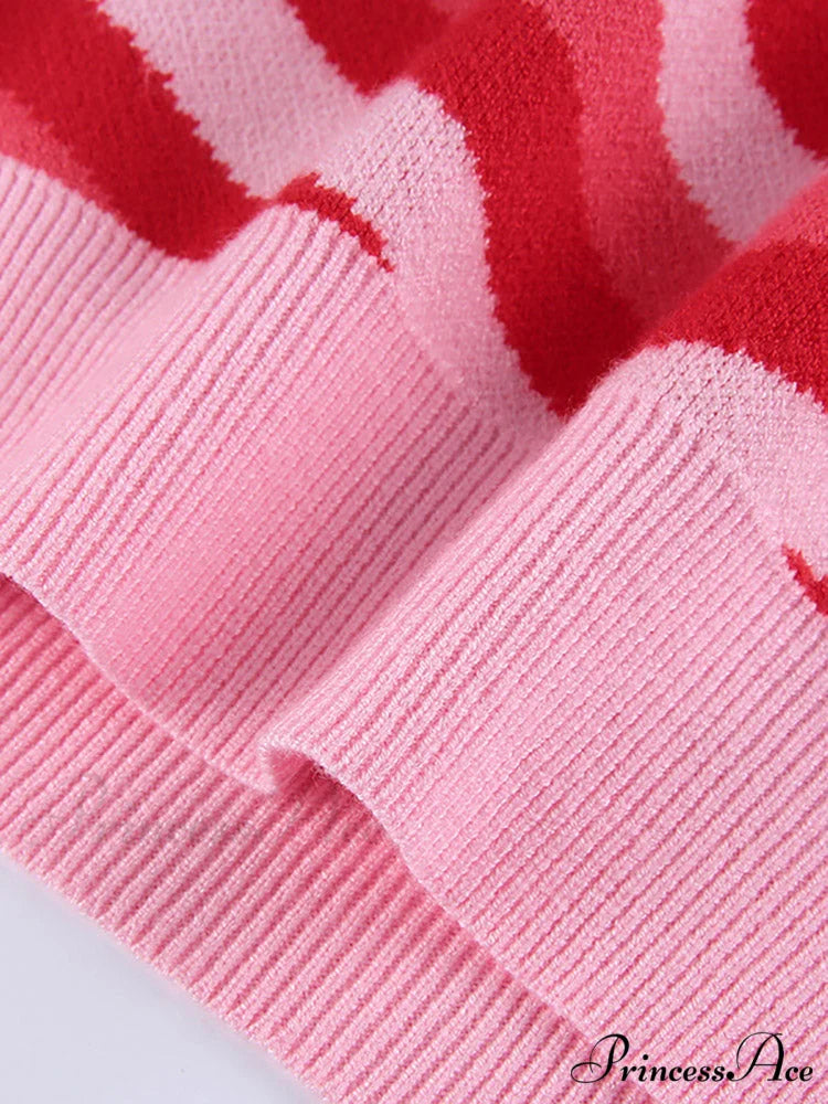 Heart Rhinestone Rib Trendy Crop Tank Top