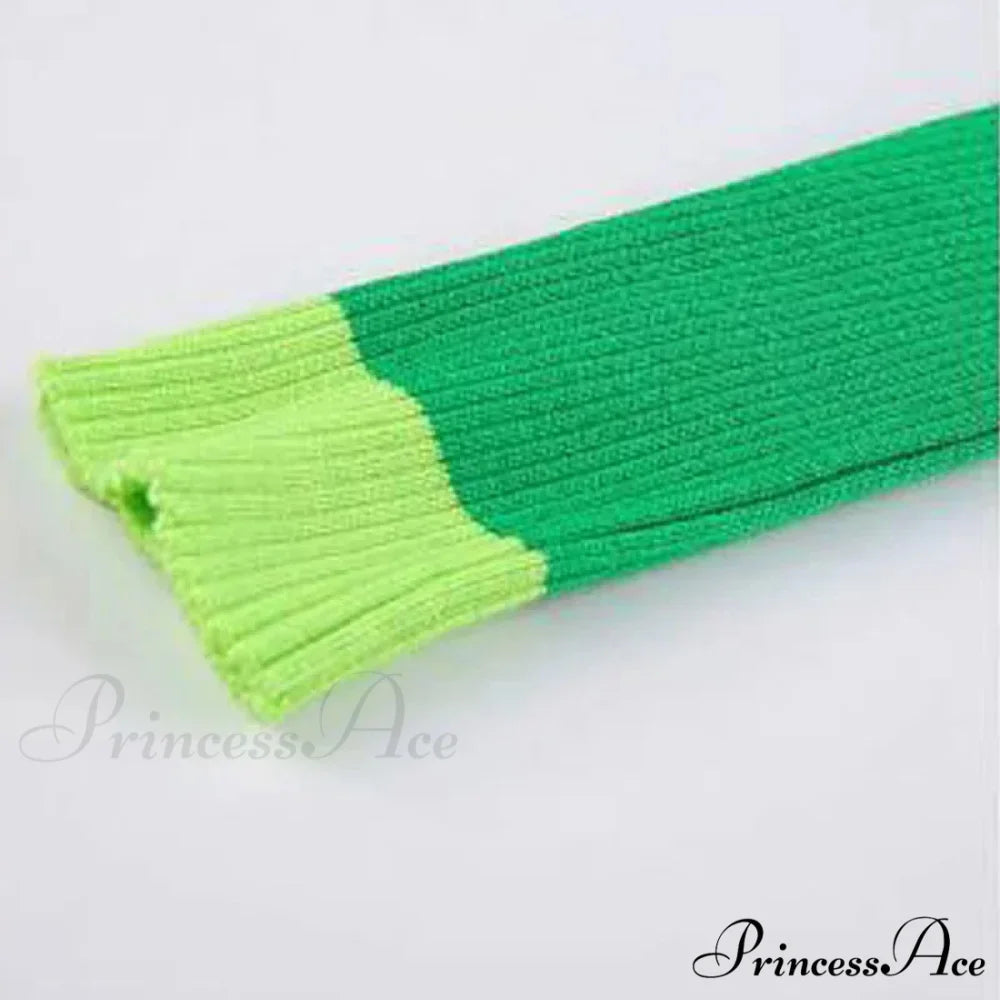 Heart Shape Long Charming Sleeve Knitted Top