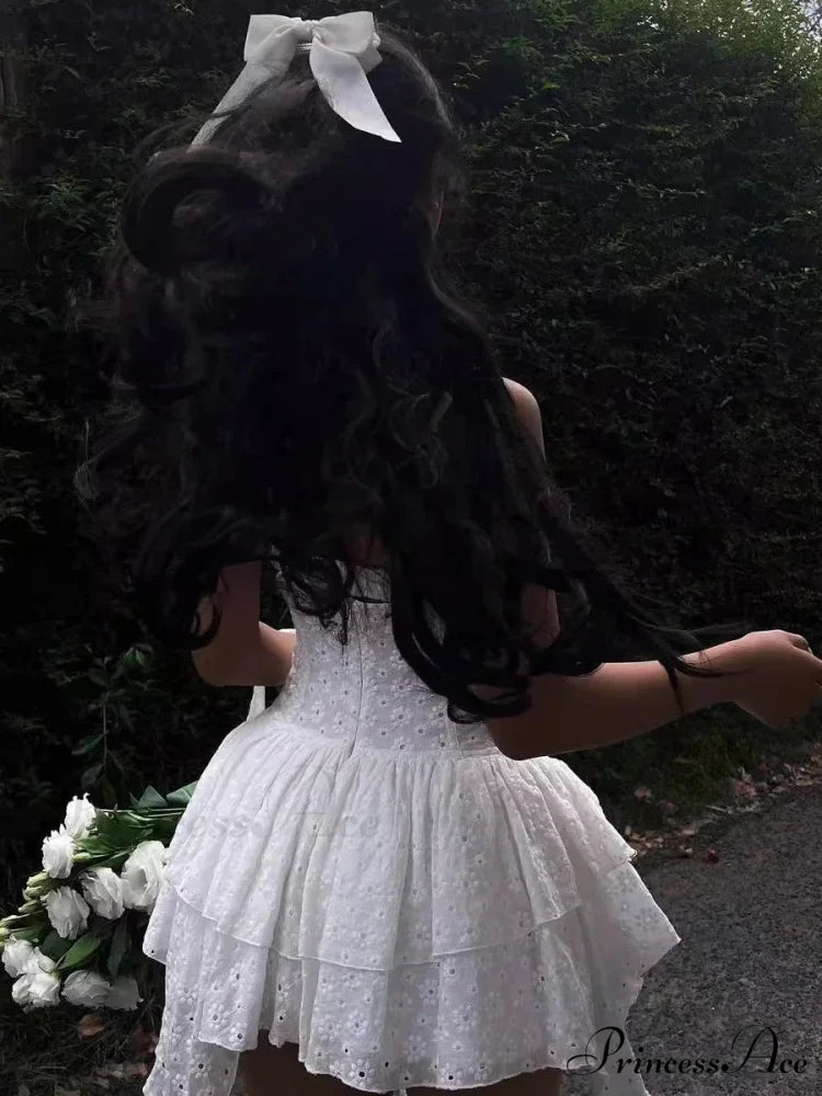 Heavenly Lace Stylish Mini Dress