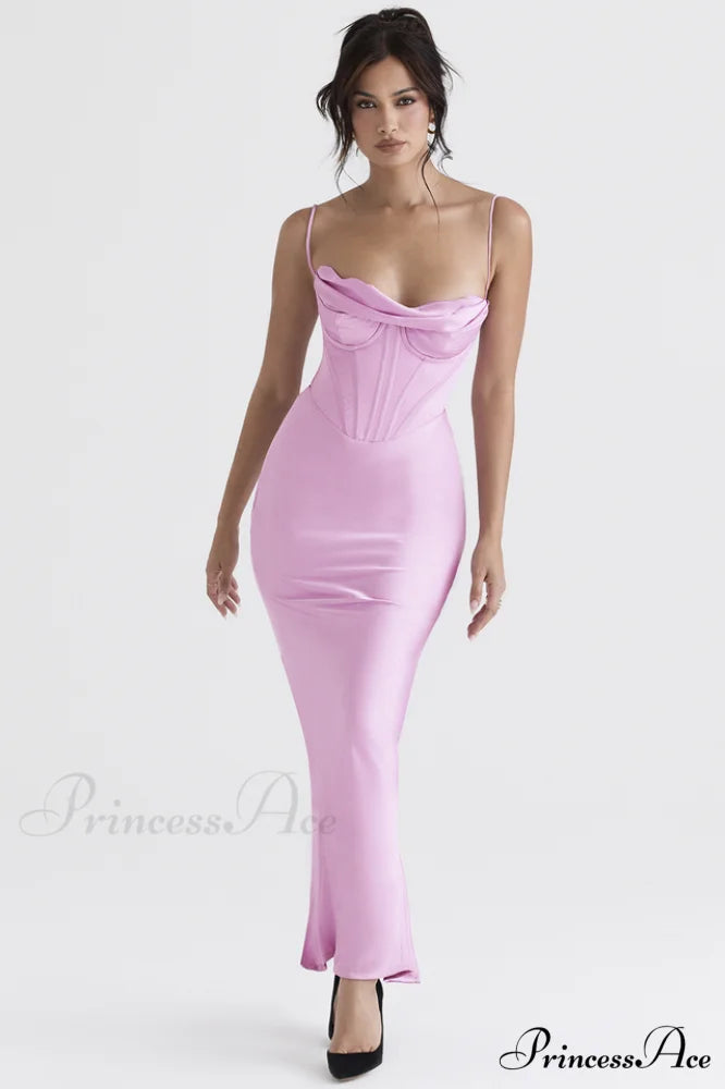 Herringbone Elegant Corset Dress