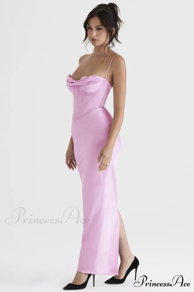 Herringbone Elegant Corset Dress