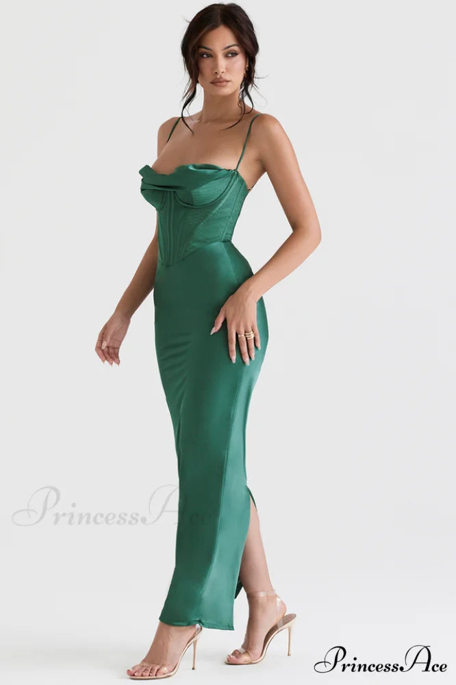 Herringbone Elegant Corset Dress