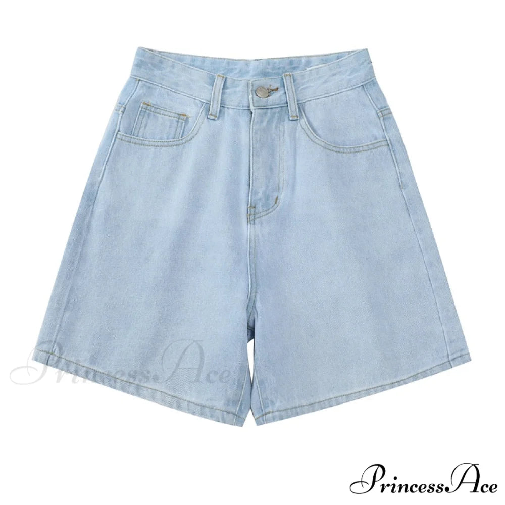 High Baggy Mom Wide Trousers Vintage Jeans Warm-Season Leg Waist Denim Women’s Straight Pants Auburn / S