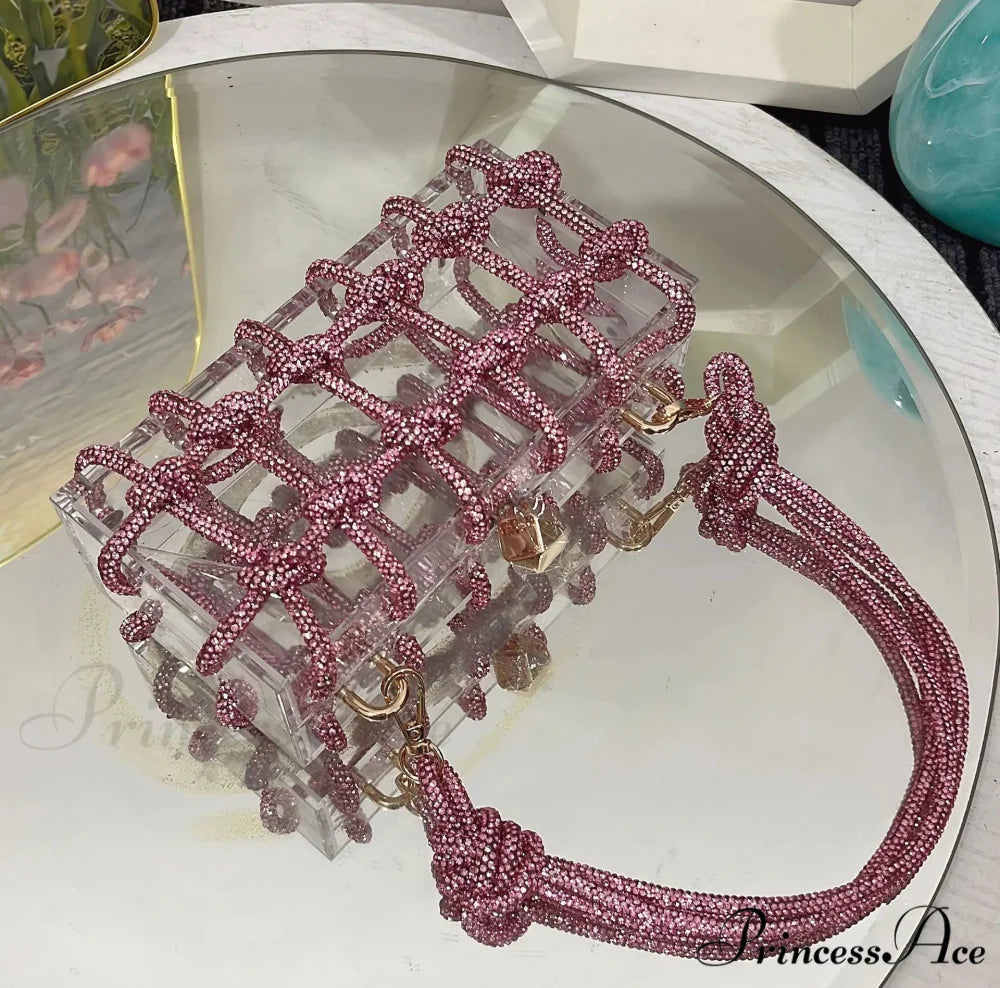 High-end Acrylic Gemstones Evening Clutch Marriage Bag color4 clutchbag-250126