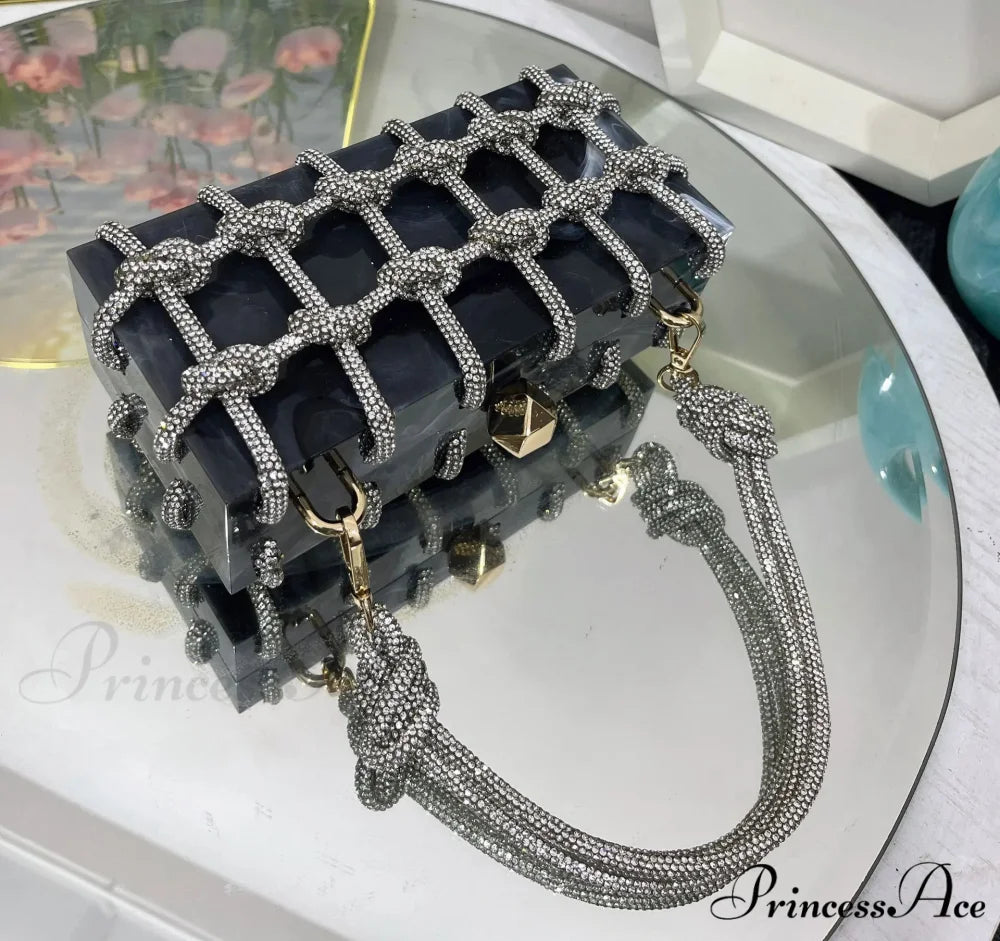 High-end Acrylic Gemstones Evening Clutch Marriage Bag color5 clutchbag-250126