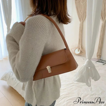 High-end Brand Solid Color Crossbody Purse shoulder-250126