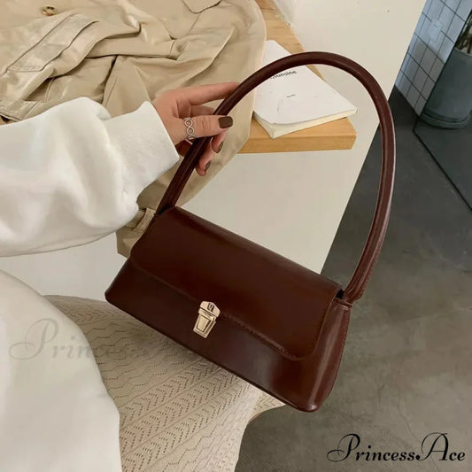 High-end Brand Solid Color Crossbody Purse shoulder-250126