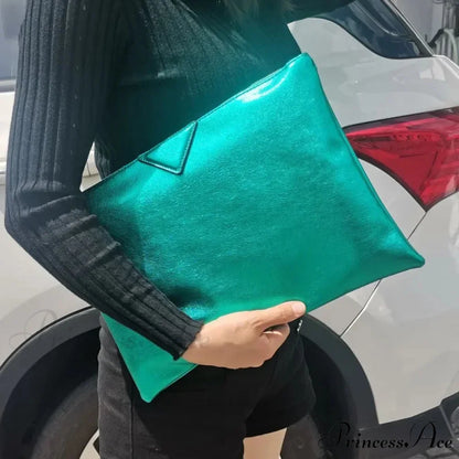 High-end Designer PU Leather Day Clutch Wristlet wristlet-250126
