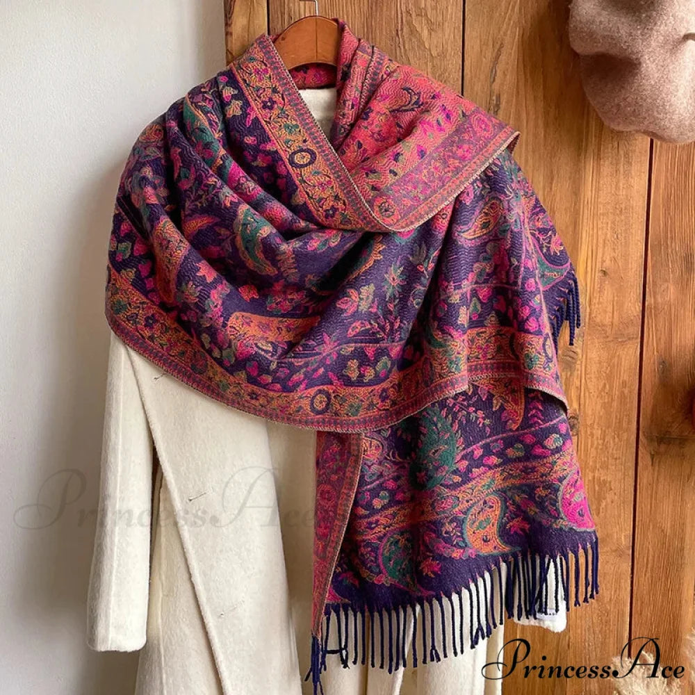 High-end Luxury Brand Winter Wrap Scarf Color12 scarf-241228