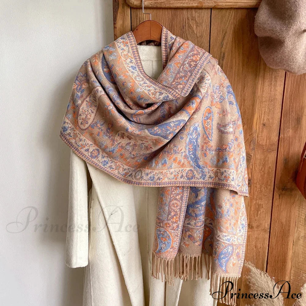 High-end Luxury Brand Winter Wrap Scarf Color13 scarf-241228