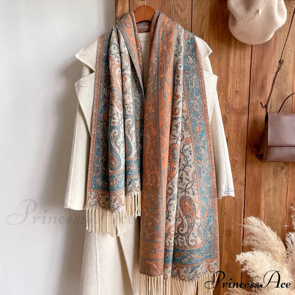 High-end Luxury Brand Winter Wrap Scarf Color18 scarf-241228