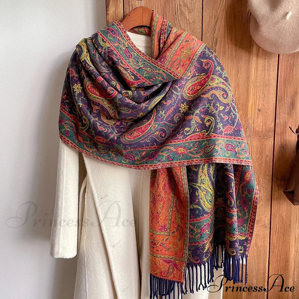 High-end Luxury Brand Winter Wrap Scarf Color19 scarf-241228