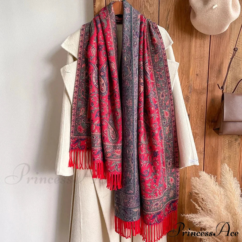 High-end Luxury Brand Winter Wrap Scarf Color7 scarf-241228