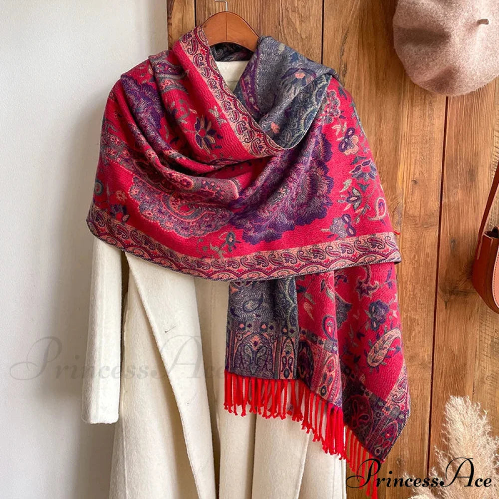 High-end Luxury Brand Winter Wrap Scarf Color8 scarf-241228