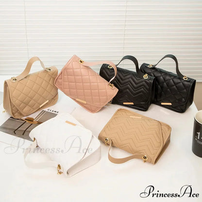 High-end Messenger Stitching Fashion Chain Crossbody Purse handbag-250126