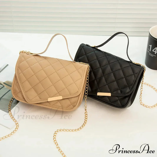 High-end Messenger Stitching Fashion Chain Crossbody Purse handbag-250126