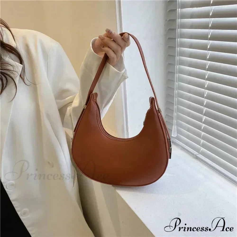 High-end PU Leather Petite Shoulder Clutch Bag shoulder-250126