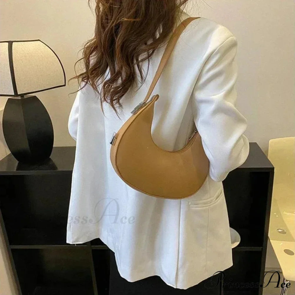 High-end PU Leather Petite Shoulder Clutch Bag shoulder-250126